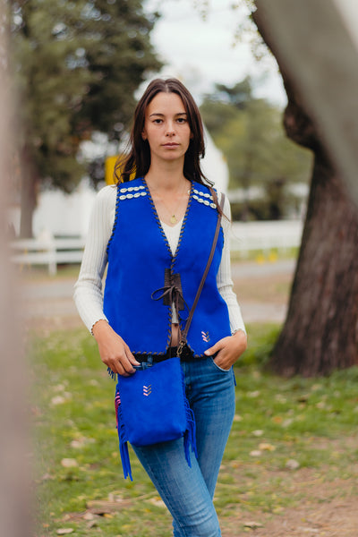 Santorini Suede Leather Vest – Pata Lifestyle
